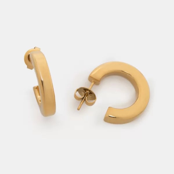 Σκουλαρίκια Κρίκοι - Χρυσό