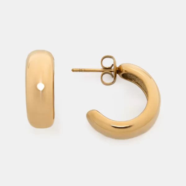 Σκουλαρίκια Κρίκοι - Χρυσό