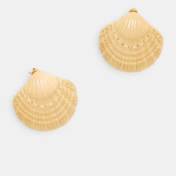 Σκουλαρίκια Κοχύλια - Χρυσό