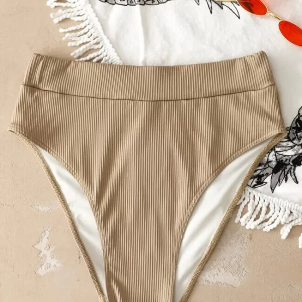 Σλιπ Μαγιό Plus Size - Μπεζ