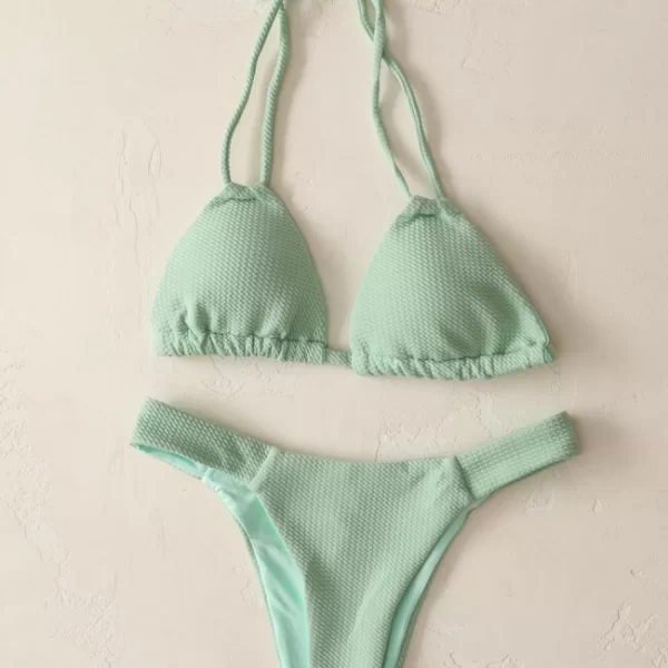 Μαγιό Μπικίνι Τριγωνάκι - Λαχανί