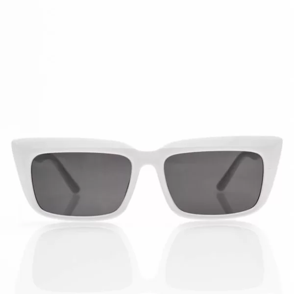 Γυαλιά Ηλίου Ορθογώνια - Λευκό