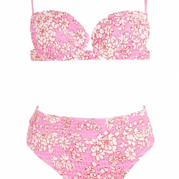 Luigi GIGI-Μαγιό Σετ Μπικίνι με Ενίσχυση Floral - Ροζ