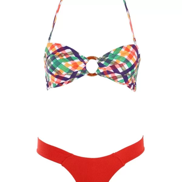 Luigi Μαγιό Σετ Μπικίνι Strapless - Πολύχρωμο