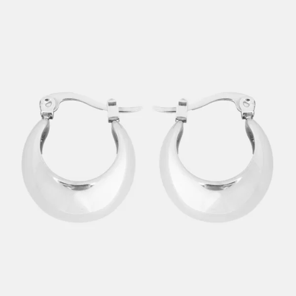 Σκουλαρίκια Κρίκοι - Ασημί