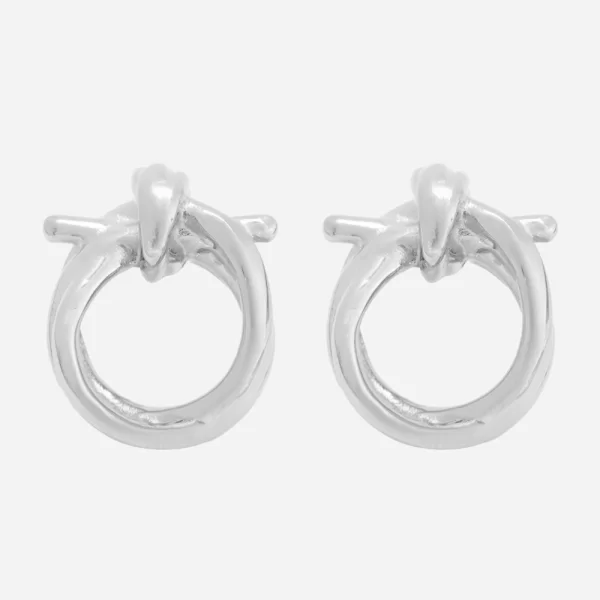 Σκουλαρίκια Κρίκοι - Ασημί