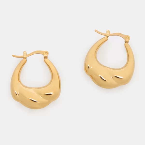 Σκουλαρίκια Κρίκοι - Χρυσό