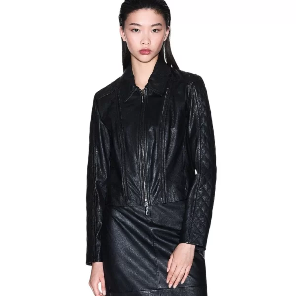 ARMANI EXCHANGE Armani Exchange - Μπουφάν Δερμάτινο Γυναικείο XW000654AF16212-UC001