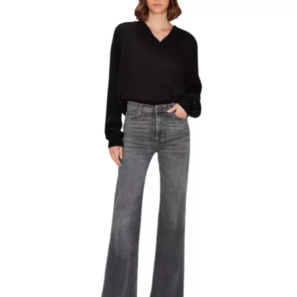 7 For All Mankind - Παντελόνι Τζιν Γυναικείο - Modern Dojo Soho Grey