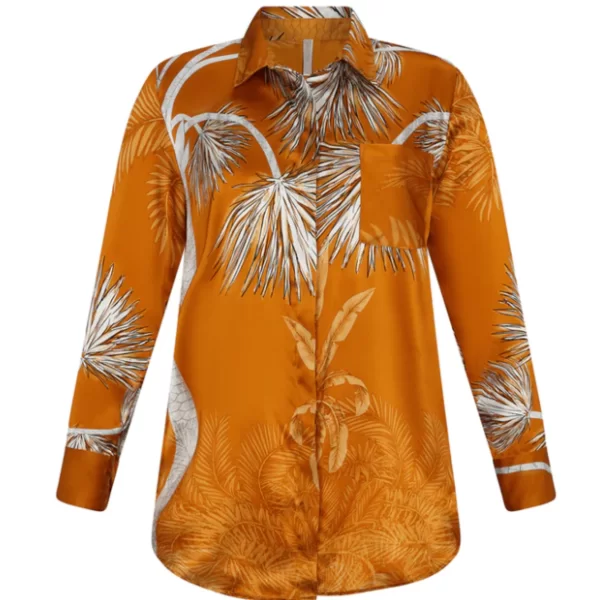 Agua Clara - Πουκάμισο Γυναικείο Al25U-Orange-444