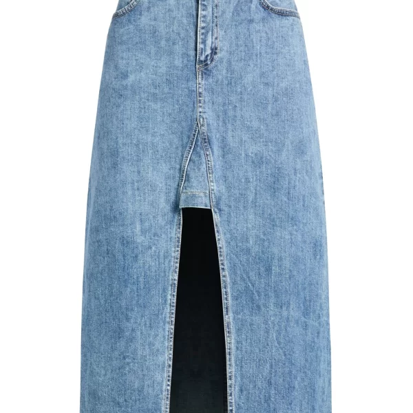  LE STREGHE BOTTOMWEAR Denim φούστα