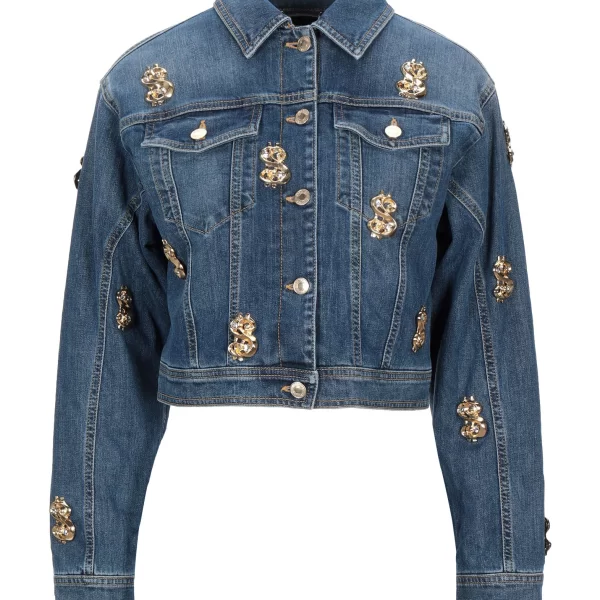 MOSCHINO ΠΑΛΤΟ & ΤΖΑΚΕΤ Denim τζάκετ