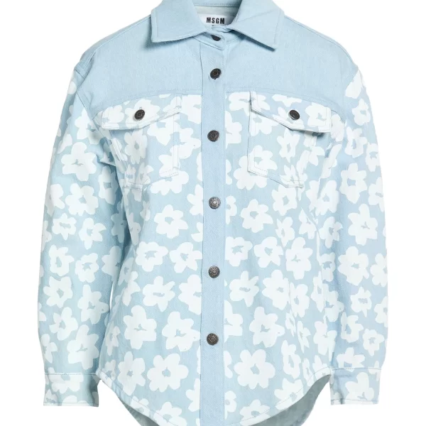 MSGM ΜΠΛΟΥΖΑΚΙΑ Πουκάμισο denim