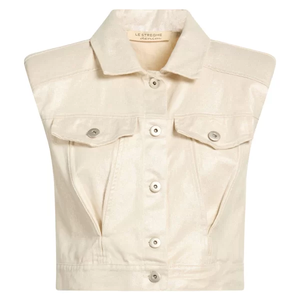 LE STREGHE ΠΑΛΤΟ & ΤΖΑΚΕΤ Denim τζάκετ