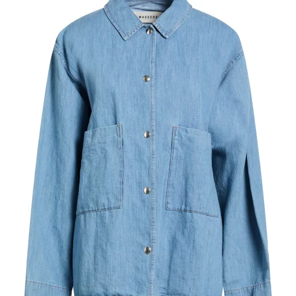  MASSCOB ΜΠΛΟΥΖΑΚΙΑ Πουκάμισο denim