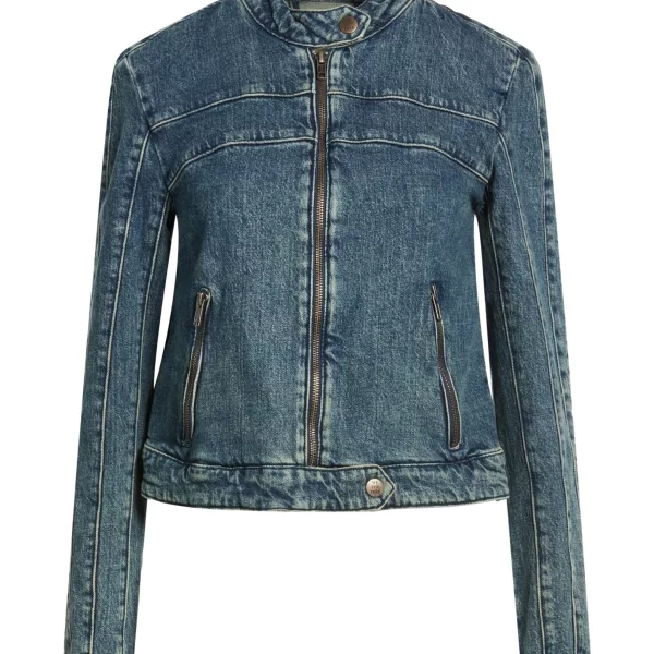 FREE PEOPLE ΠΑΛΤΟ & ΤΖΑΚΕΤ Denim τζάκετ