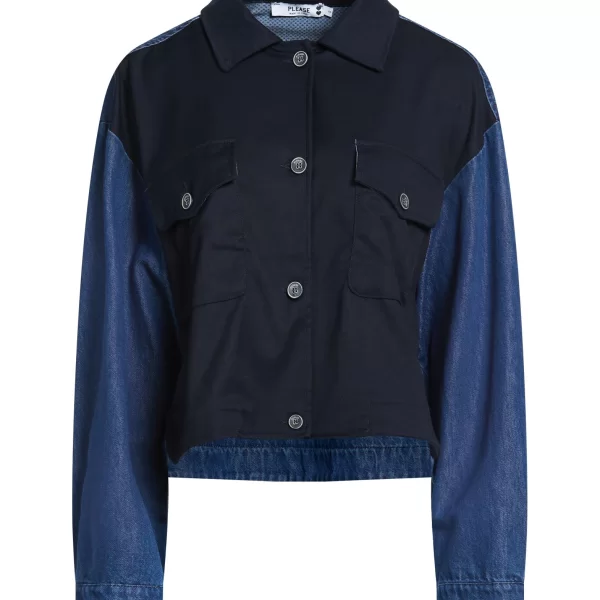 PLEASE ΠΑΛΤΟ & ΤΖΑΚΕΤ Denim τζάκετ