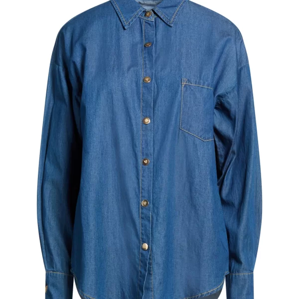 WHITE WISE ΜΠΛΟΥΖΑΚΙΑ Πουκάμισο denim