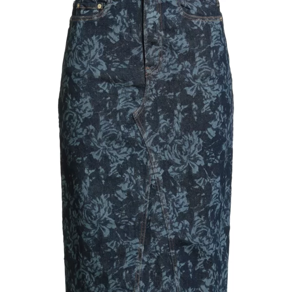 GANNI BOTTOMWEAR Denim φούστα