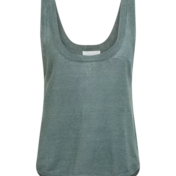  MAJESTIC FILATURES ΜΠΛΟΥΖΑΚΙΑ Αμάνικο μπλουζάκι