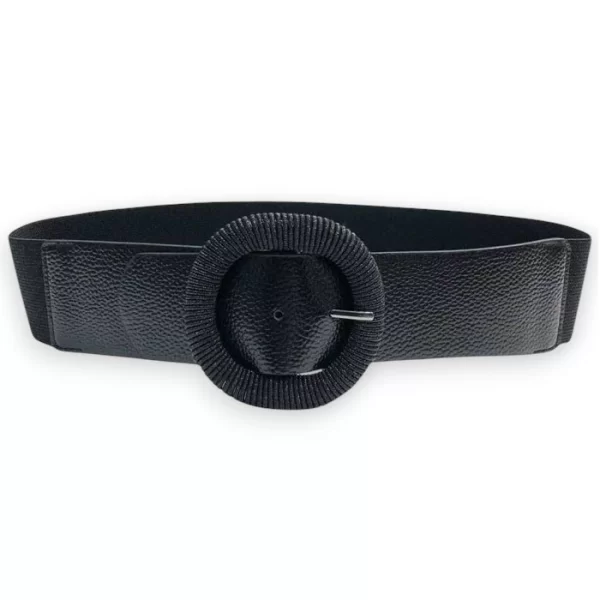 PerfectDress.gr φαρδιά ελαστική ζώνη Metalin black