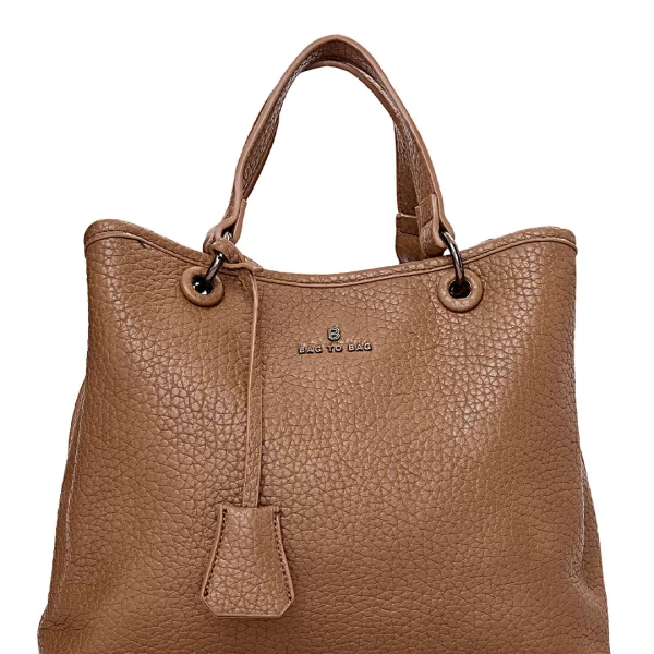 PerfectDress.gr allday τσάντα χειρός τεχνόδερμα Pasadena nude