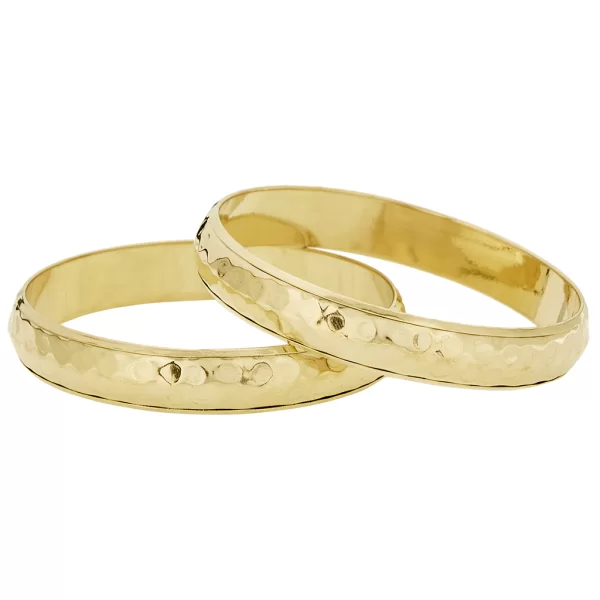 PerfectDress.gr βραχιόλια μεταλλικά σφυρήλατα σετ χρυσό