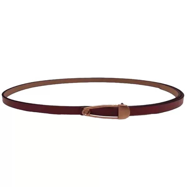 PerfectDress.gr real leather ζωνάκι Pin burgundy