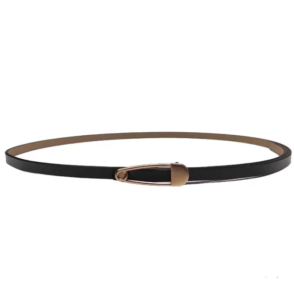 PerfectDress.gr real leather ζωνάκι Pin black