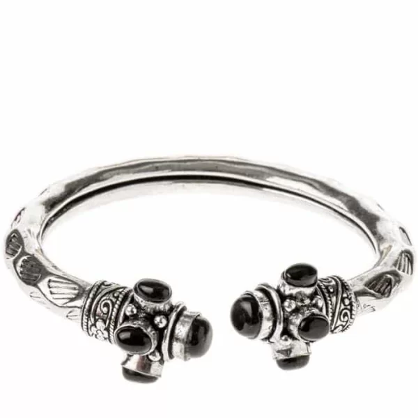 PerfectDress.gr boho βραχιόλι βέργα black Stones