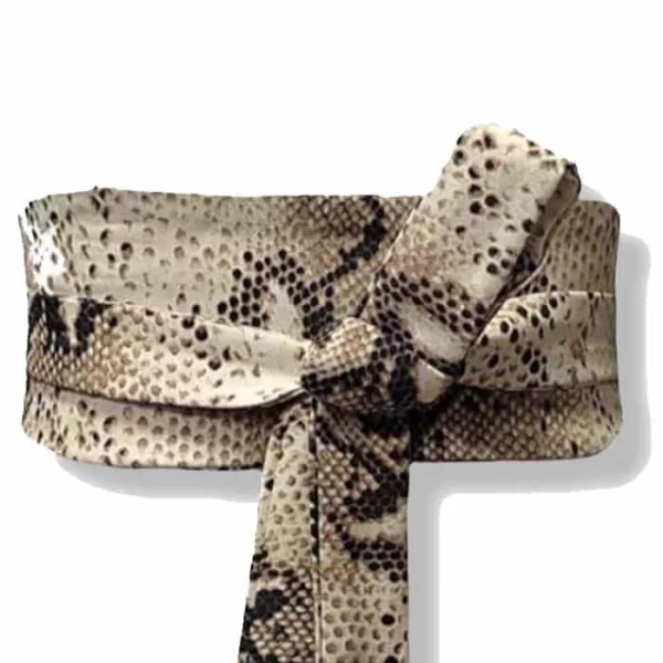 japanese υφασμάτινη ζώνη Obi snakeskin