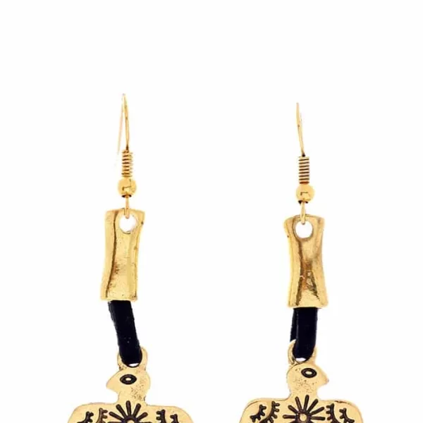 Incas boho μεταλλικά σκουλαρίκια