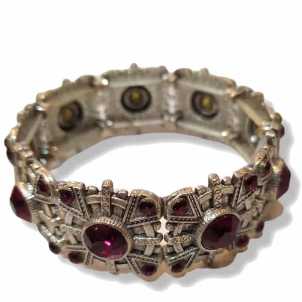 PerfectDress.gr boho glam ελαστικό βραχιόλι Guen red