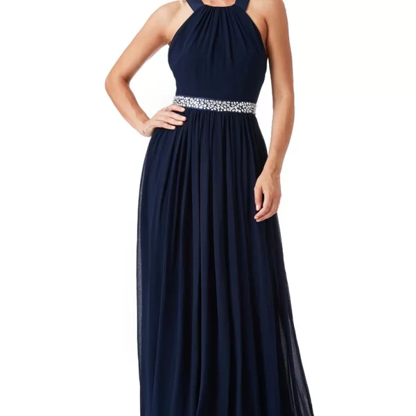 αέρινο fairytale maxi φόρεμα navy Aurora
