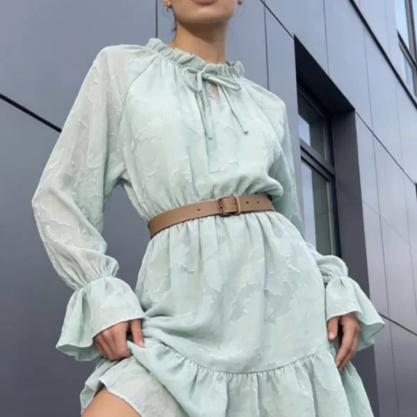 PerfectDress.gr αέρινο chic φόρεμα Devorè μέντα