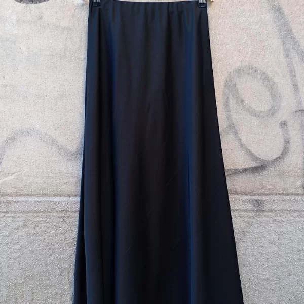 PerfectDress.gr maxi σατέν φούστα Evelyn μαύρο