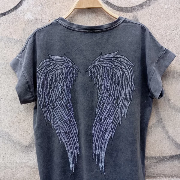 PerfectDress.gr casual t-shirt Angel ανθρακί