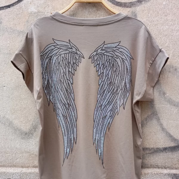 PerfectDress.gr casual t-shirt Angel μπεζ