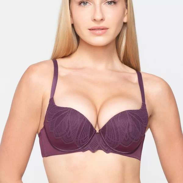 Luna γυναικείο σουτιέν μπαλκονέ με φορμάρισμα και μπανέλα ''Sylvie'' (D Cup)-16703