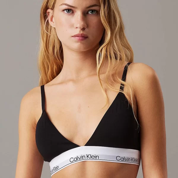 Calvin Klein Calvin Klein γυναικείο σουτιέν τριγωνάκι Triangle Bra-QF5650E-UB1