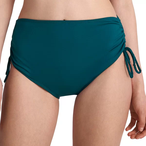 BLU4U Blu4u γυναικείο μαγιό bikini σλιπ με maxi κάλυψη και σούρα στο πλάϊ ''Classic Solids''-24365092