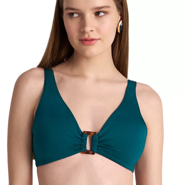 Blu4u γυναικείο μαγιό bikini top τρίγωνο δετό με τιράντες (D Cup)-24366092D