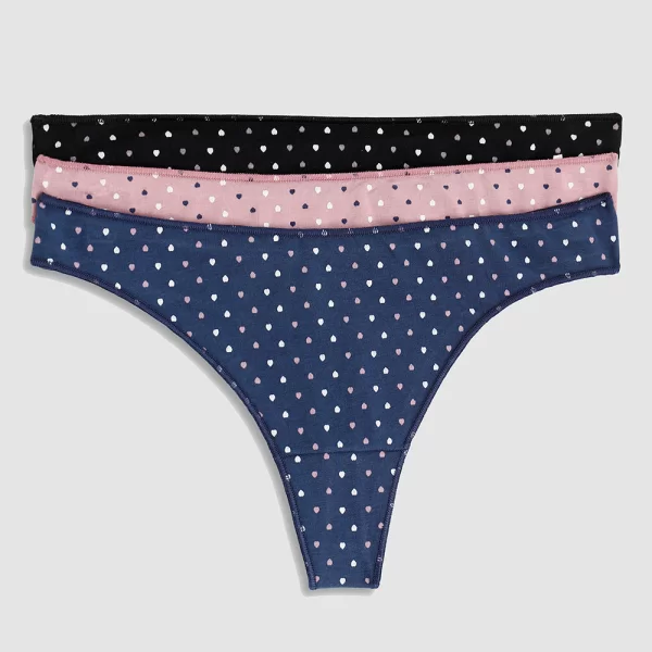 Cotonella Γυναικεία εσώρουχα String (Συσκ. 3 τεμάχια)-3489-I503-4M100