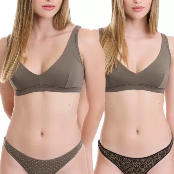Walk γυναικεία εσώρουχα string από ύφασμα bamboo (Συσκ. 2 τεμαχίων)-W2013-69