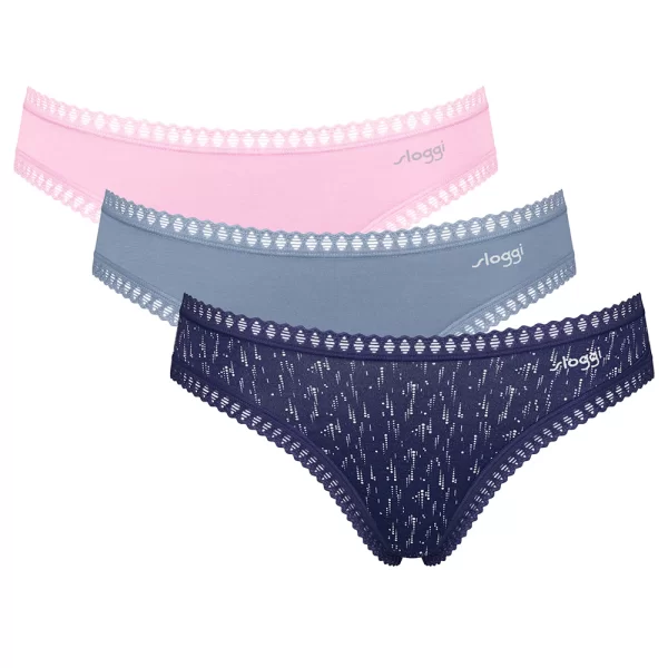 Sloggi Sloggi γυναικέια εσώρουχα Sloggi Go Crush Mini C3P (Συσκ. 3 τεμαχίων)-10219682-V004