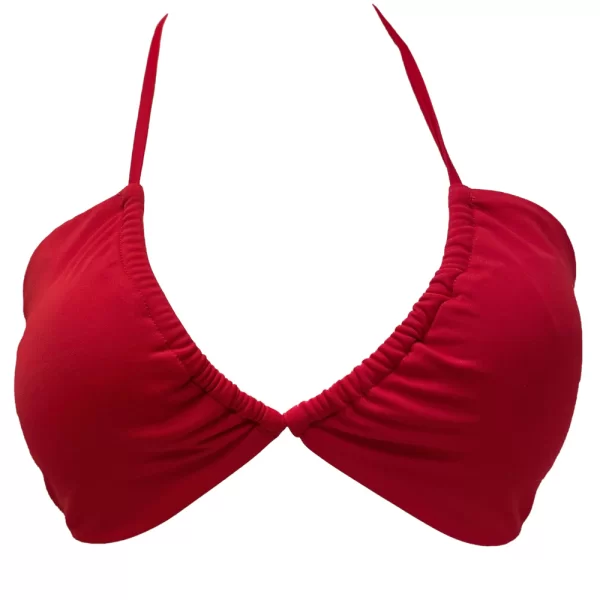 BluePoint Bluepoint γυναικείο μαγιό bikini top μονόχρωμο με σούρα-23066092
