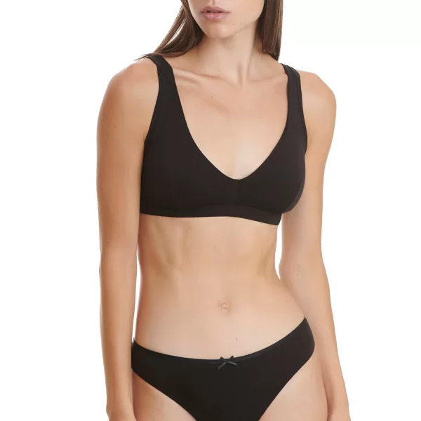 Walk Walk Γυναικείο εσώρουχο Brazilian slip bamboo με δαντέλα-W2043-02