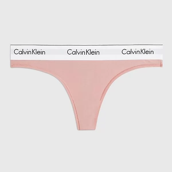 Calvin Klein Calvin Klein Γυναικείο εσώρουχο string με εξωτερικό λάστιχο-F3786E-TQO