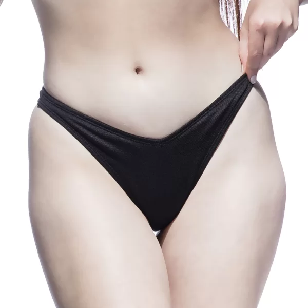 BLU4U Blu4U bikini V bottom ''Dragon Solids'' πικέ με κοφτή κάλυψη - 2136407