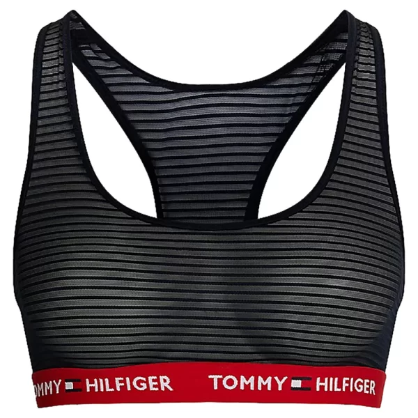 Tommy Hilfiger Tommy Hilfiger stripe mesh αθλητικό μπουστάκι - UW0UW02418-DW5